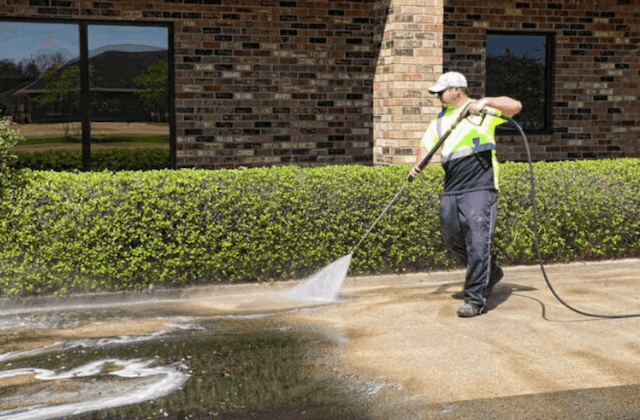 commercial concrete cleaning in baltimore